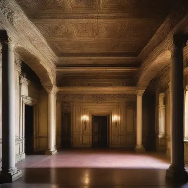 The secret chamber hidden in the subterraneous level of the mansion was an architectural masterpiece.