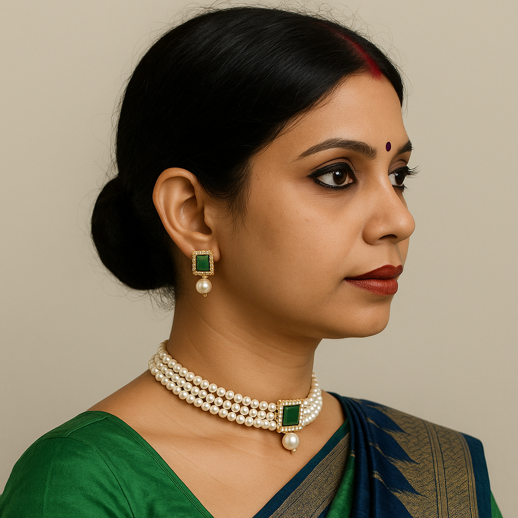 Create model profile for her without change in face.