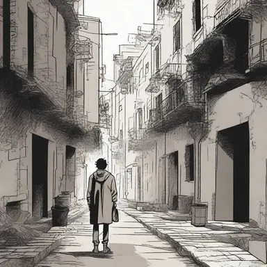 The protagonist discovered a subterraneous society living beneath the town in the book.