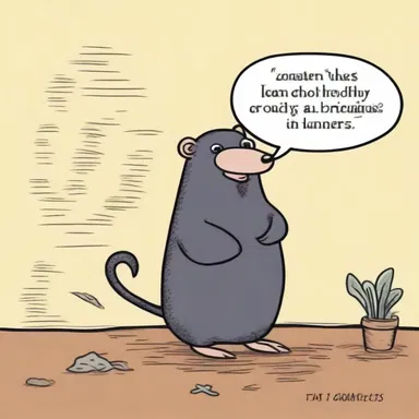 Why did the mole go to the comedy club? Because he loved subterraneous humor!