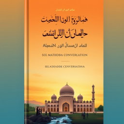 An Islamic book cover design for 'TALKIN SEBELUM DAN SESUDAH KEMATIAN'