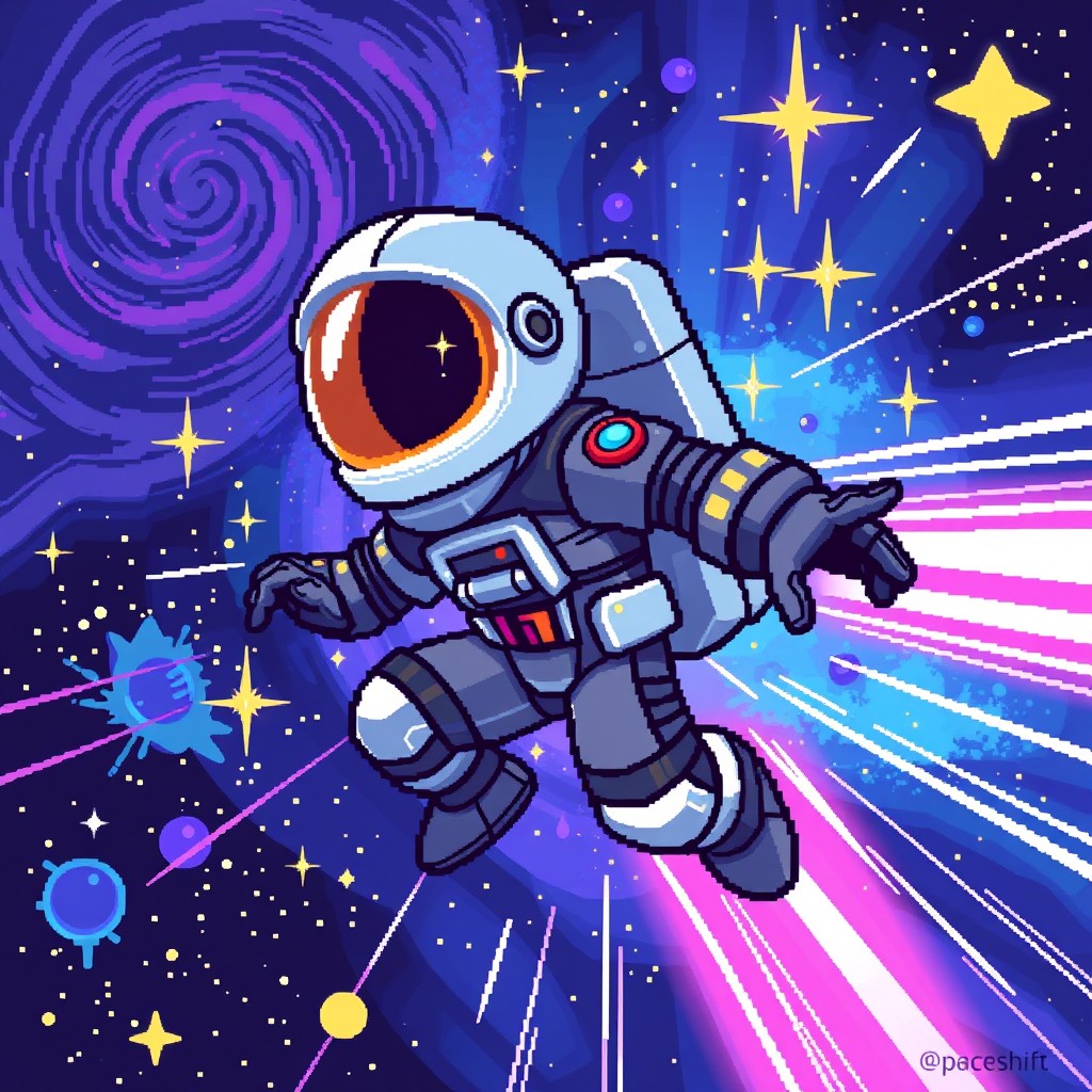 Dynamic Spaceshift Character Sprite