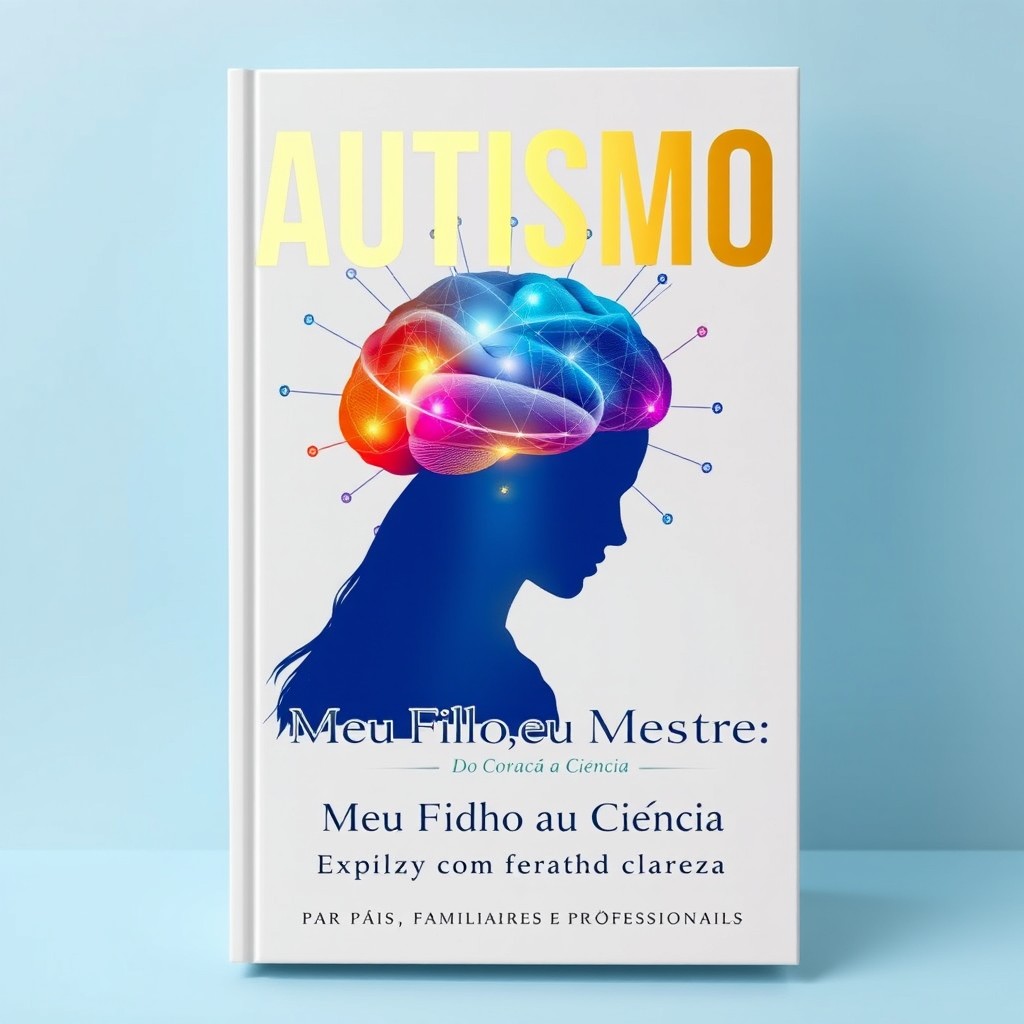 A professional book cover about autism featuring the silhouette of a woman with long hair beside a young boy
