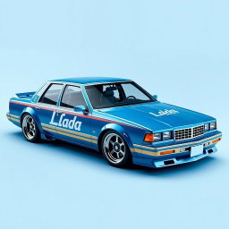 A unique custom car based on a 1991 Chevrolet Caprice, designed by the Russian company AvtoVAZ (Lada)