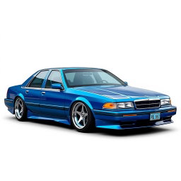 A striking custom car based on a 1994 Chevrolet Caprice or Ford Crown Victoria, designed by the Russian company AvtoVAZ (Lada)