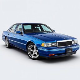 A striking custom car based on a 1994 Chevrolet Caprice or Ford Crown Victoria, designed by the Russian company AvtoVAZ (Lada)