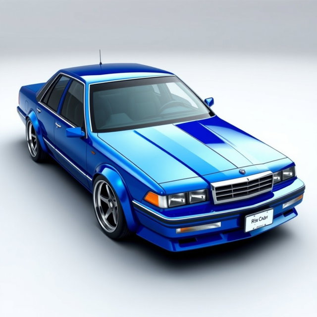 A striking custom car based on a 1994 Chevrolet Caprice or Ford Crown Victoria, designed by the Russian company AvtoVAZ (Lada)