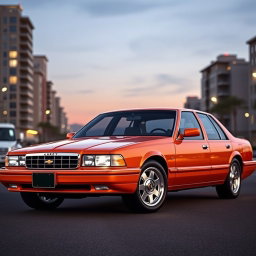 A new car designed by Lada, combining elements from the 1994 Chevrolet Caprice and the 1989 Toyota Crown GS131