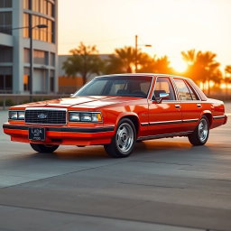 A new car designed by Lada, based on the 1994 Chevrolet Caprice with elements from the 1989 Toyota Crown GS131 and classic Lada features