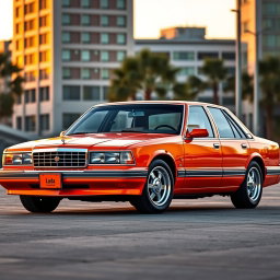 A new car designed by Lada, based on the 1994 Chevrolet Caprice with elements from the 1989 Toyota Crown GS131 and classic Lada features