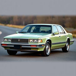 A new car created by Lada, reminiscent of the powerful, frame-based 1997 American full-size sedan like the Caprice and Crown Victoria s140