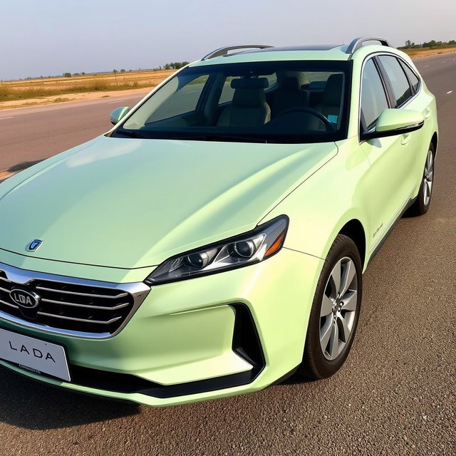 A new car created by Lada in 2025, reminiscent of the 1997 American and Chinese full-size sedans, particularly the Caprice and Crown Victoria s140 from 1995