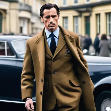 In the novel, the protagonist's coat had a jag running along the hem, adding a touch of elegance to his attire.