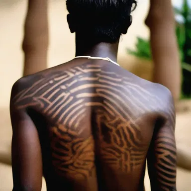 In some religious rituals, practitioners may choose to jag symbols or holy figures onto their skin.