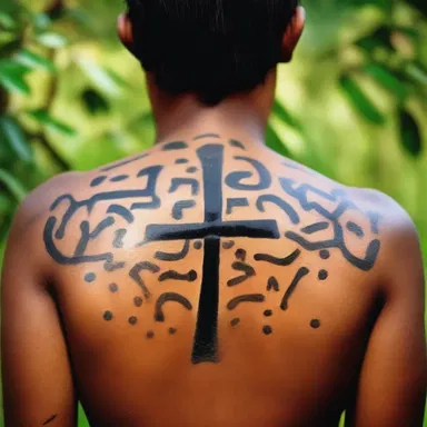 In some religious rituals, practitioners may choose to jag symbols or holy figures onto their skin.