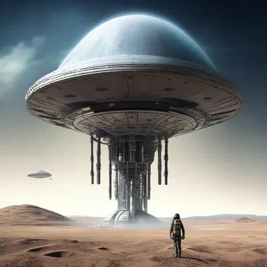 In the unheralded arrival of a spaceship, the extraterrestrial life forms took over the Earth.