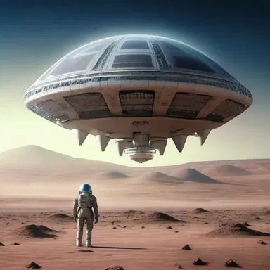 In the unheralded arrival of a spaceship, the extraterrestrial life forms took over the Earth.