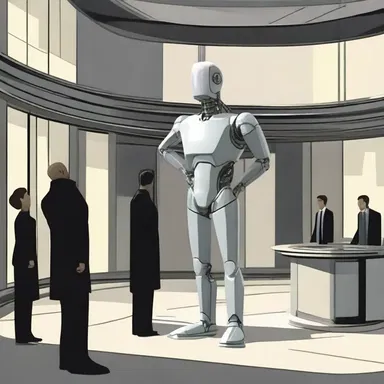 In the futuristic world depicted in the science fiction novel, individuals submitted plaints to a virtual court to seek resolution for their grievances.