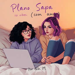 Two young women in a cozy room