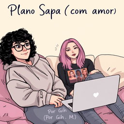 Two young women in a cozy room