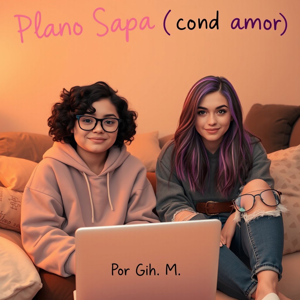 Two young women, 17 and 19 years old, in a cozy room atmosphere