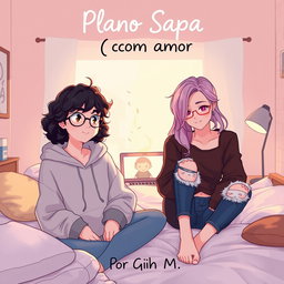 A semi-realistic digital art piece with anime influences and contemporary 'webtoon' illustration style