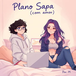 A semi-realistic digital art piece with anime influences and contemporary 'webtoon' illustration style