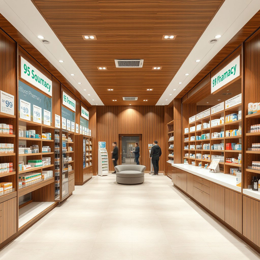 Explore a Contemporary Pharmacy Interior
