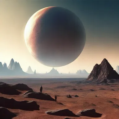 The sci-fi movie featured an alien planet with quadric surfaces forming the landscape.