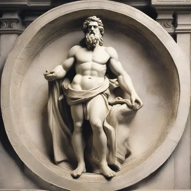 In Greek mythology, Zeus was said to have been born through asexual reproduction, emerging fully formed from his father's head.