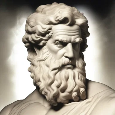 In Greek mythology, Zeus was said to have been born through asexual reproduction, emerging fully formed from his father's head.