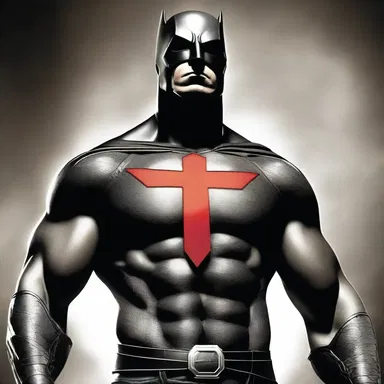 The superhero's emblem on his chest featured a botonnee cross, symbolizing his strength and power.