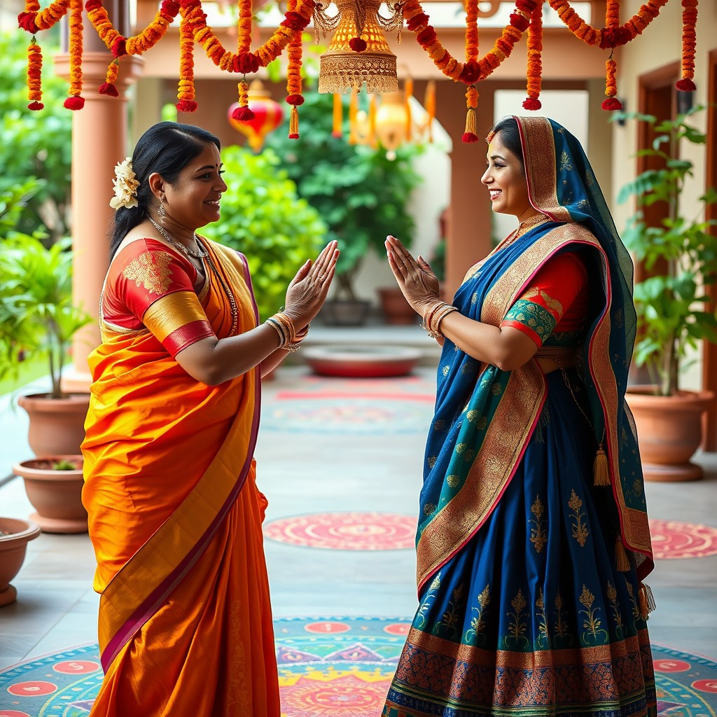 Embrace the Warmth: Namaste Greeting