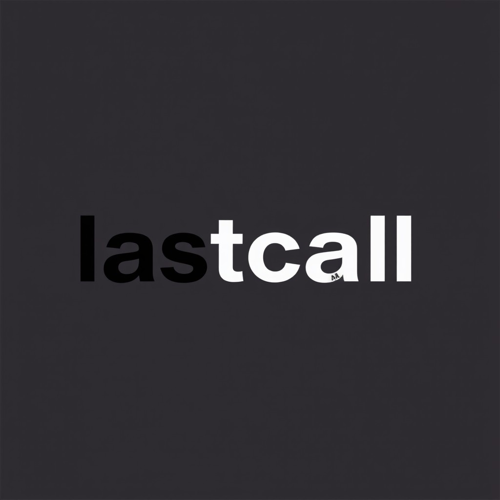 Logo design for a fashion brand named 'lastcall'