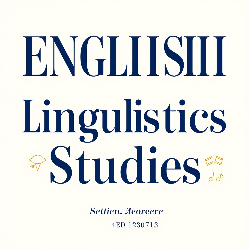 A beautifully designed English cover page for an academic report, featuring elegant typography and a sophisticated layout