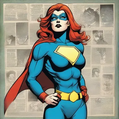 Comic book artists often glamourise their superhero characters by emphasizing their physical features and giving them stylish costumes.