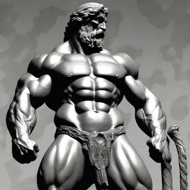 According to Greek mythology, Hercules was described as big-boned with immense strength.