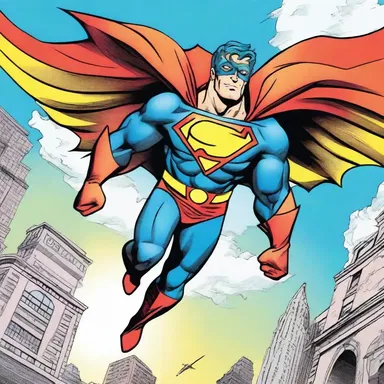 In the comic book series, the superhero's costume had specially designed fore wings that allowed him to soar through the skies and fight crime.