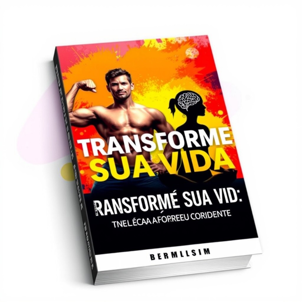 A powerful eBook cover design featuring a dynamic and inspiring visual representation of transformation