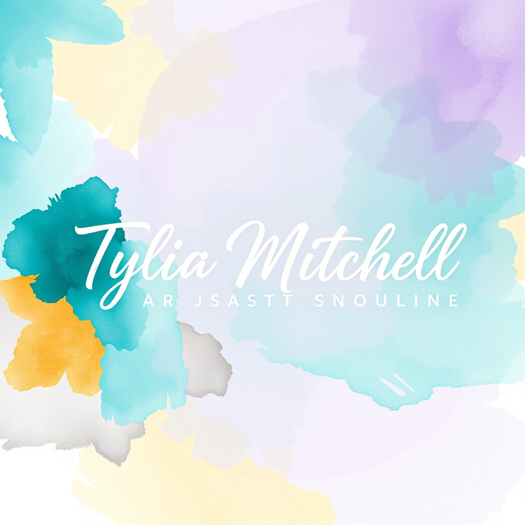 An artistic profile picture for a business account with the username 'Tylia Mitchell'