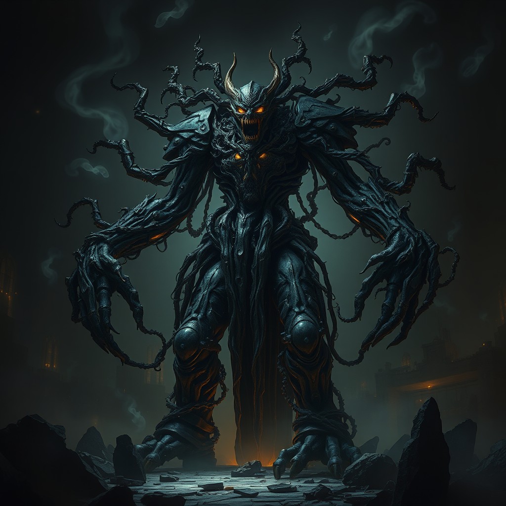 The Corrupted Memory Guardian, a massive construct, stands watch over a sanctuary of memories