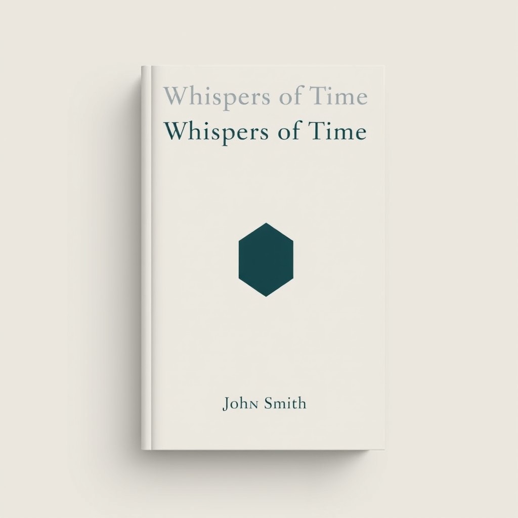 A minimalist book cover design that embodies elegance and discretion