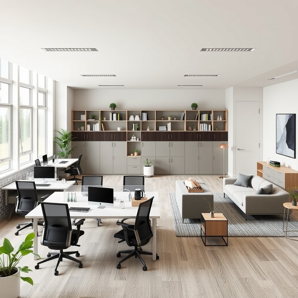Tailored Office Design for 15: Function Meets Style