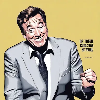 The comedian was motivated to write a joke that would make the audience laugh.