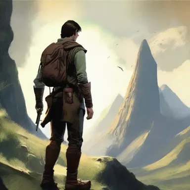The protagonist in the fantasy novel was motivated by a desire for adventure and fame.