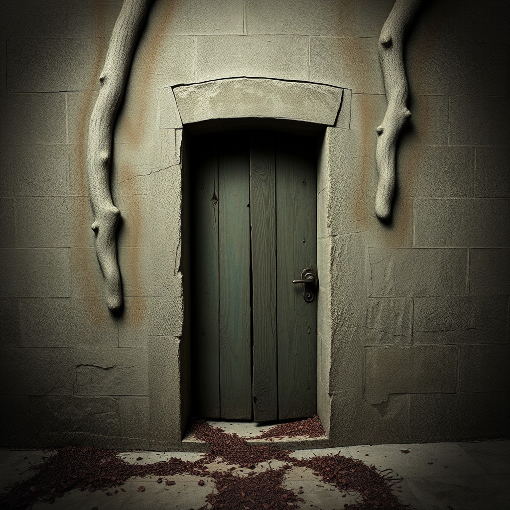 In an ancient mansion, a mysterious room exists with no door, just a wall known as 'The Breathing Wall