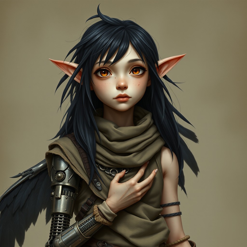 Meet the Half-Elf Inventor: Crafting Magic and Machines