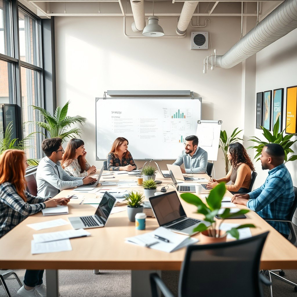 Collaborative Modern Office Space