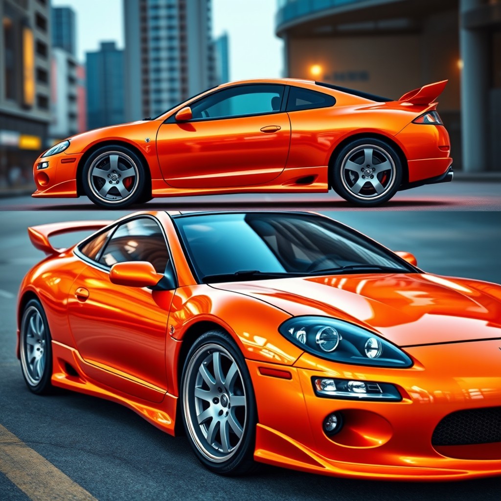 Reimagined 2003 Mitsubishi Eclipse: Style Meets Aggression