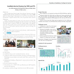A detailed and professional report on the installation of electrical systems by VMS in collaboration with ITS and KOICA for the Ministry of Public Works